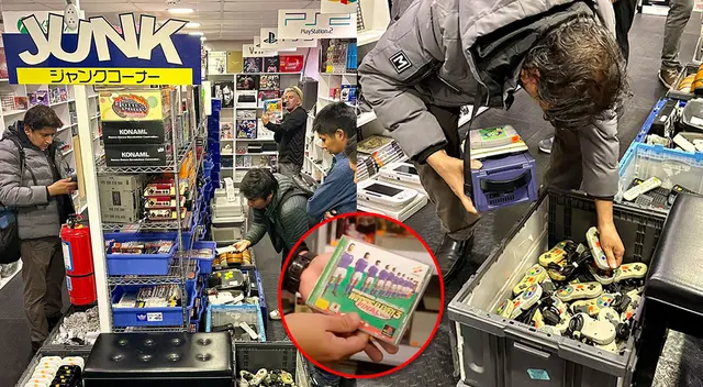 Videojuegos de pelea, baile y otros se venden en este almacén del Cercado de Lima.