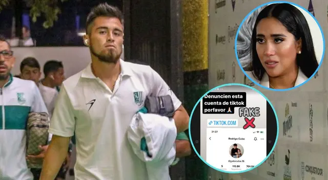Rodrigo Cuba denuncia cuenta falsa de TikTok.