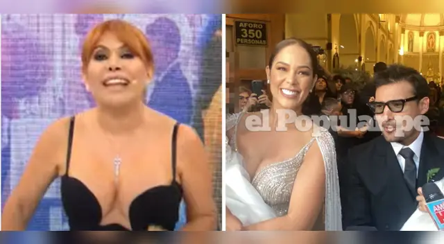 Magaly opina sobre boda de Karen y Ezio.