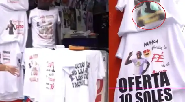 Ampay de la pareja del Cuto Guadalupe generó peculiares creaciones de comerciantes en Gamarra. Ampay de la pareja del Cuto Guadalupe generó peculiares creaciones de comerciantes en Gamarra.