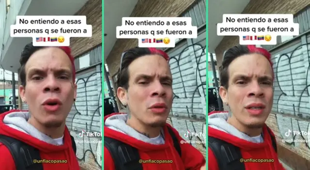 El usó su cuenta de TikTok para cuestionar a sus compatriotas.