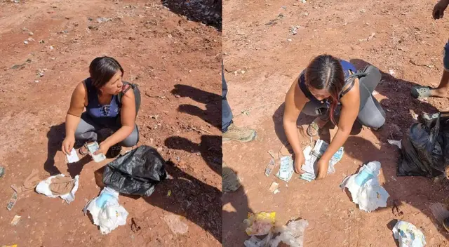 Madre logró encontrar su dinero tras perseguir  camión de basura.