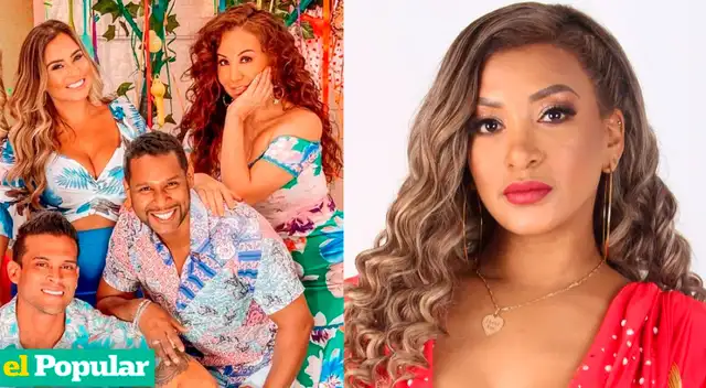 Paula Arias evade preguntas de Giselo sobre su relación.