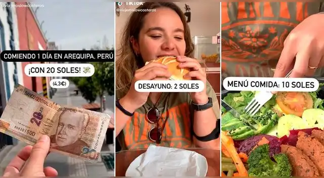 ¿Qué gastó la extranjera en comida con 20 soles? ¿Qué gastó la extranjera en comida con 20 soles?