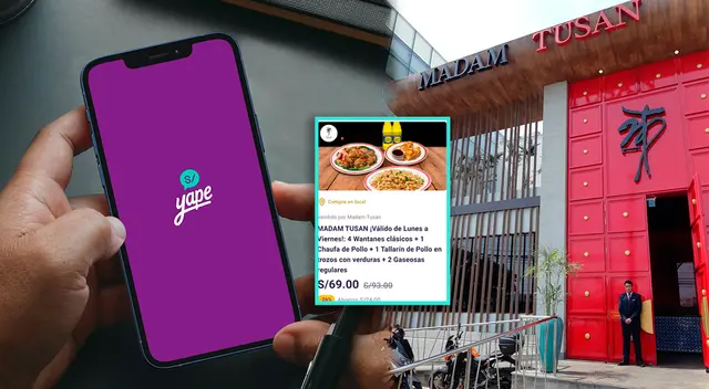 Madam Tusan y Yape se unieron para lanzar una super promoción y disfrutar de un rico almuerzo.