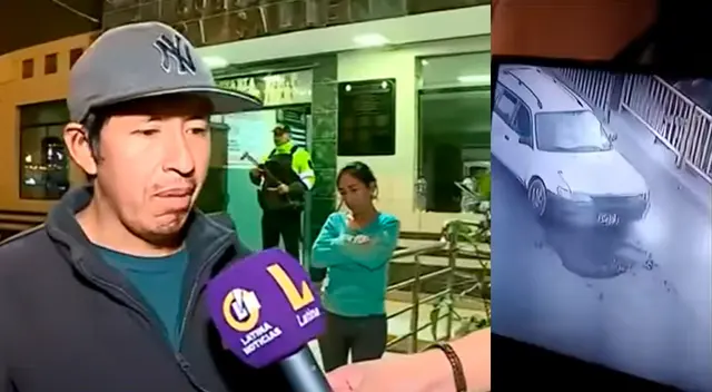 Hombre espera que el taxista le devuelva el dinero.