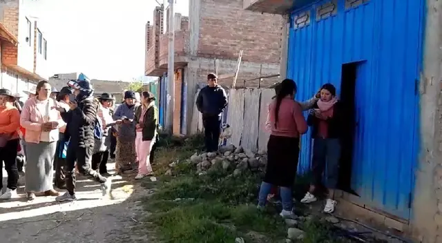 Casa donde delincuente habría ingresado tras el crimen.
