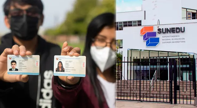 El carnet universitario tiene vigencia de un año desde su inscripción.