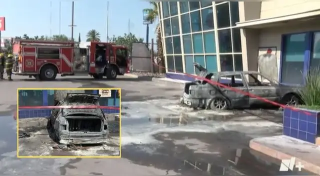 Un mecánico tomó prestado el carro de un cliente para ir a un restaurante a comer.
