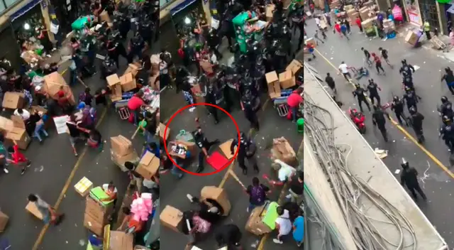 Debido a la violencia los ambulantes debieron retirarse.