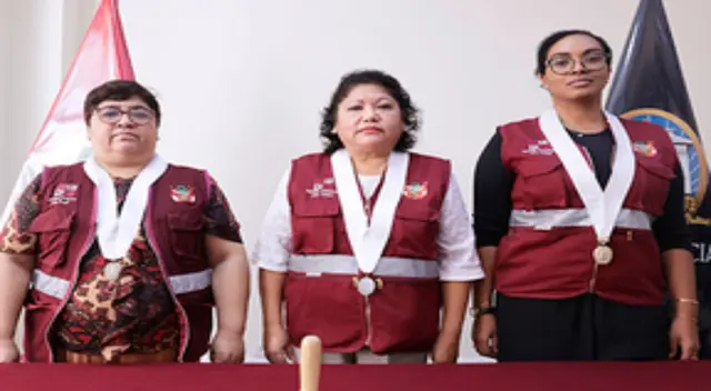 Las magistradas Sara Ana Muñoz Rivera (presidenta), Gloria Ruth Silverio Encarnación y Zayda Beatriz Suarez Aguilar dictaron la condena Las magistradas Sara Ana Muñoz Rivera (presidenta), Gloria Ruth Silverio Encarnación y Zayda Beatriz Suarez Aguilar dictaron la condena