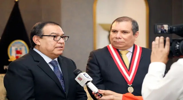 El presidente del Poder Judicial Javier Arévalo y el premier se reunieron para luchar contra la delincuencia