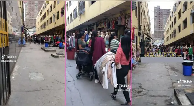 El muchacho peruano encontró un lugar escondido en los alrededores de Gamarra y es viral en TikTok.