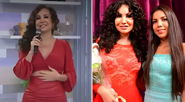 Janet Barboza se mostró como mamá chocha ante cámaras. Janet Barboza se mostró como mamá chocha ante cámaras.