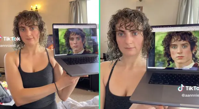 La joven compartió su look en TikTok generando popularidad.