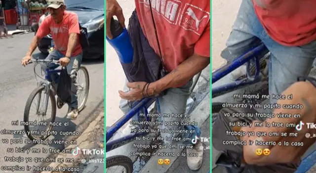 La enternecedora escena conmovió a miles de usuarios de TikTok.