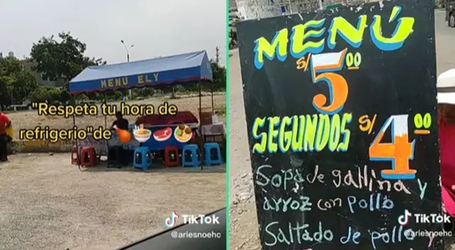 El popular menú fue viral en TikTok. El popular menú fue viral en TikTok.