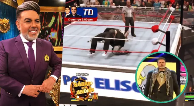 ¿Andrés Hurtado a la WWE?: Realizan videojuego del conductor al estilo de lucha libre ¿Andrés Hurtado a la WWE?: Realizan videojuego del conductor al estilo de lucha libre