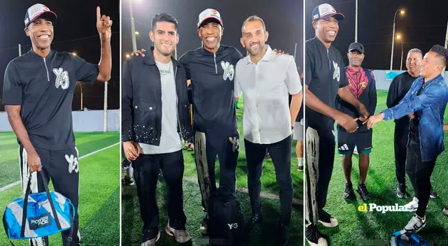 Cuto Guadalupe volvió a pisar un estadio y alegró a los hinchas con sus pintorescas jugadas.