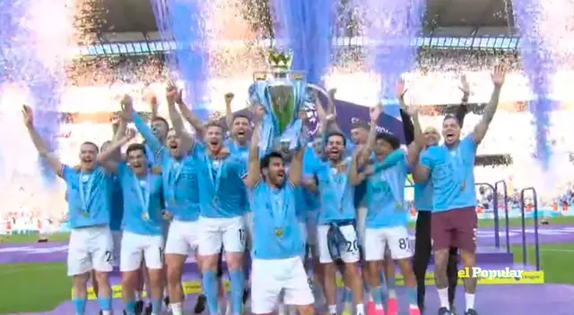Manchester City campeón de Inglaterra.