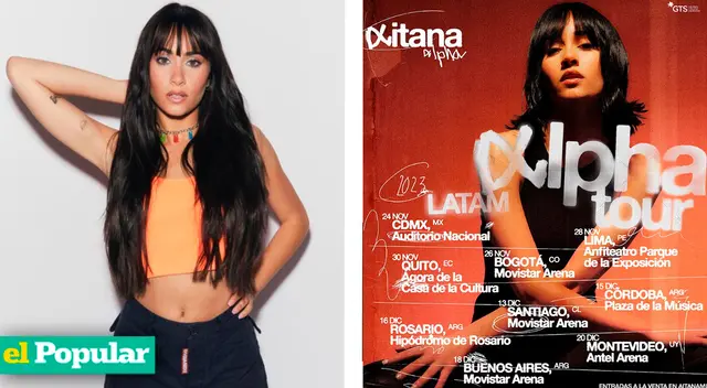 Cantante española Aitana anuncia concierto en Lima como parte de tour en LATAM Cantante española Aitana anuncia concierto en Lima como parte de tour en LATAM
