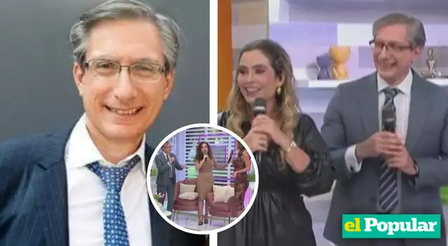 Federico Salazar llegó al set de AH para saludar a las conductoras