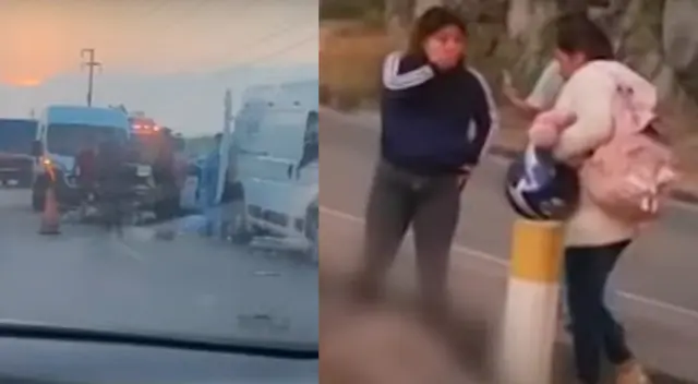 Policía y pobladores de la zona trabajaron en conjunto para rescatar los cuerpos de los diferentes accidentes.
