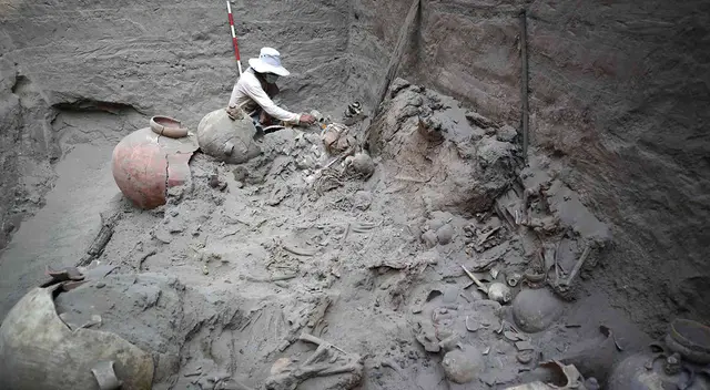 Hallan tumba del Señor del mar, personaje de élite de cultura Chancay que asombra al mund