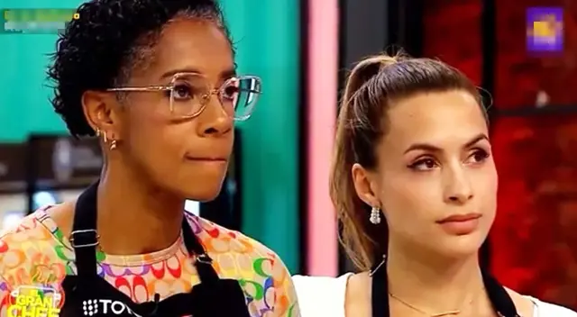 Leyla Chihuán triste por ser eliminada de 'El Gran Chef Famosos'.