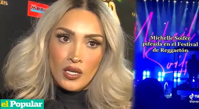 Michelle Soifer cerró bocas al afirmar que el mal momento en el Reggaetón Lima Festival no la van a bajonear. Michelle Soifer cerró bocas al afirmar que el mal momento en el Reggaetón Lima Festival no la van a bajonear.