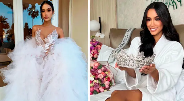 Camila Escribens se luce en Francia con su corona.