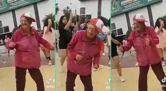 La anciana causó furor en TikTok. La anciana causó furor en TikTok.