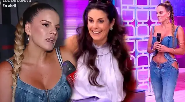 Rebeca Escribens quedo en 'shock' por despampanantes curvas y vestuario de Alejandra Baigorria.