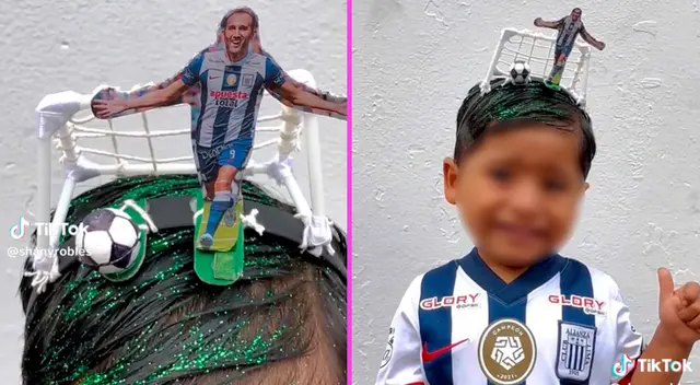 Miles de hinchas de Alianza Lima aplaudieron la creatividad de la mamá y el pequeño. Miles de hinchas de Alianza Lima aplaudieron la creatividad de la mamá y el pequeño.