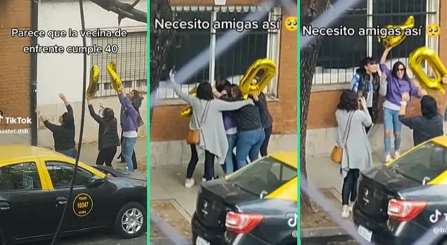 La emotiva sorpresa fue viral en TikTok. La emotiva sorpresa fue viral en TikTok.