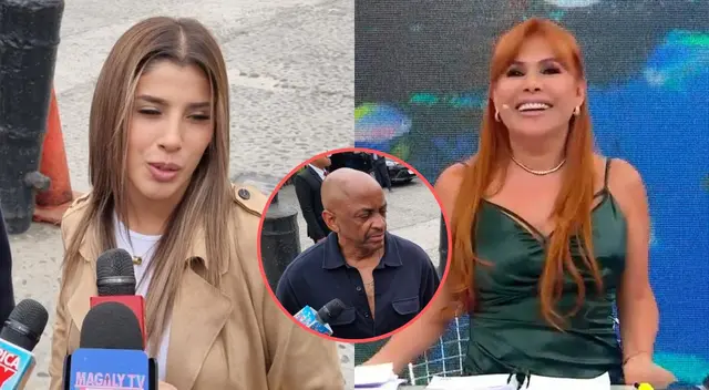 Magaly Medina se ríe de Yahaira Plasencia y Sergio George.