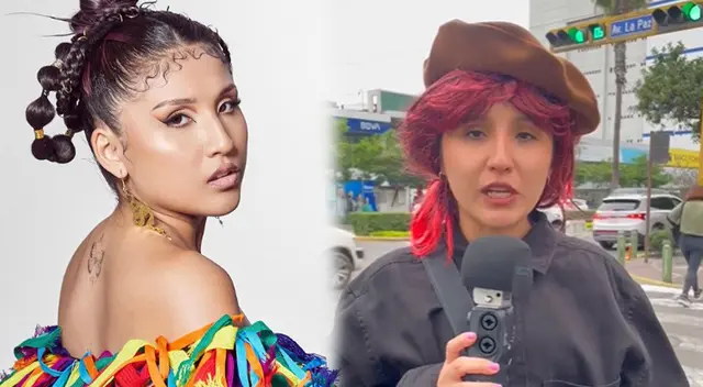 Milena Warthon se disfraza y regala discos a las personas que la puedan reconocer.