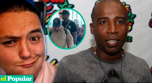 Las ratujas de Samu captan a Cuto Guadalupe en el aeropuerto.