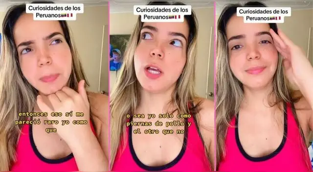 Una muchacha venezolana reveló una costumbre que tienen en Perú y es viral en TikTok.