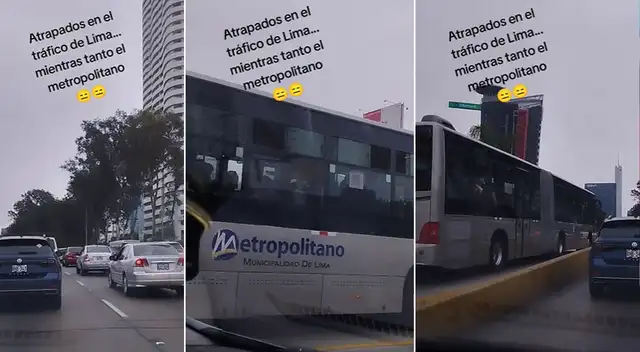 La cómica escena sacó una sonrisa a más de uno.