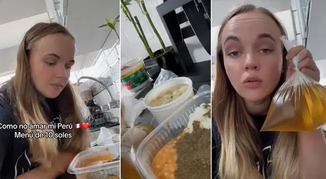 "Cómo no amar mi Perú", afirmó la joven extranjera en el video viral. "Cómo no amar mi Perú", afirmó la joven extranjera en el video viral.