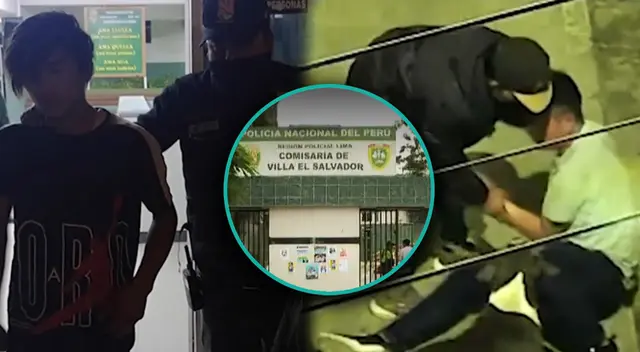 Sujeto sale a robar a las calles de Villa El Salvador con su perro. Sujeto sale a robar a las calles de Villa El Salvador con su perro.