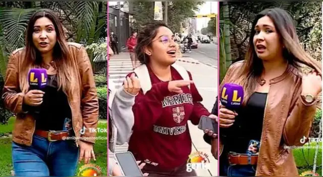 La reportera de Latina Televisión dejó calladitos a todos tras imitar frases populares de Internet.