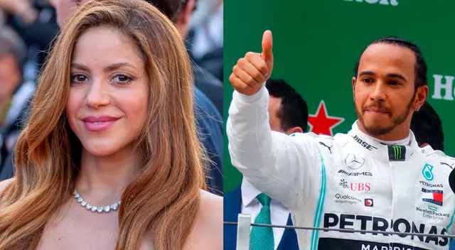 El sorprendente y nuevo llamativo gesto de Lewis Hamilton con Shakira