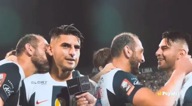 Hernán Barcos y Carlos Zambrano pasaron un momento llamativo en Matute.