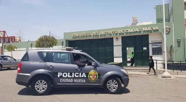 Comisaría donde fueron trasladados escolares tras robo.