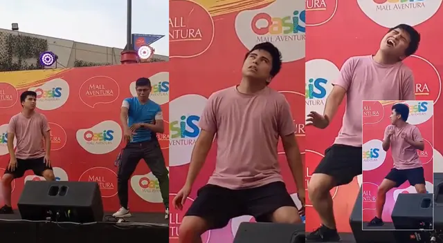 Jóvenes peruanos se enfrentaron a un singular duelo de baile y es viral en las redes sociales.