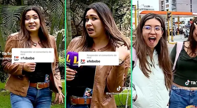 La interpretación de la reportera fue viral en TikTok.
