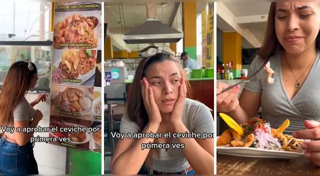 ¿Cómo reaccionó la venezolana tras probar el ceviche?