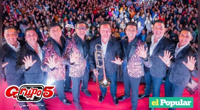 Grupo 5 se despide de querido trombonista que se retira de la orquesta
